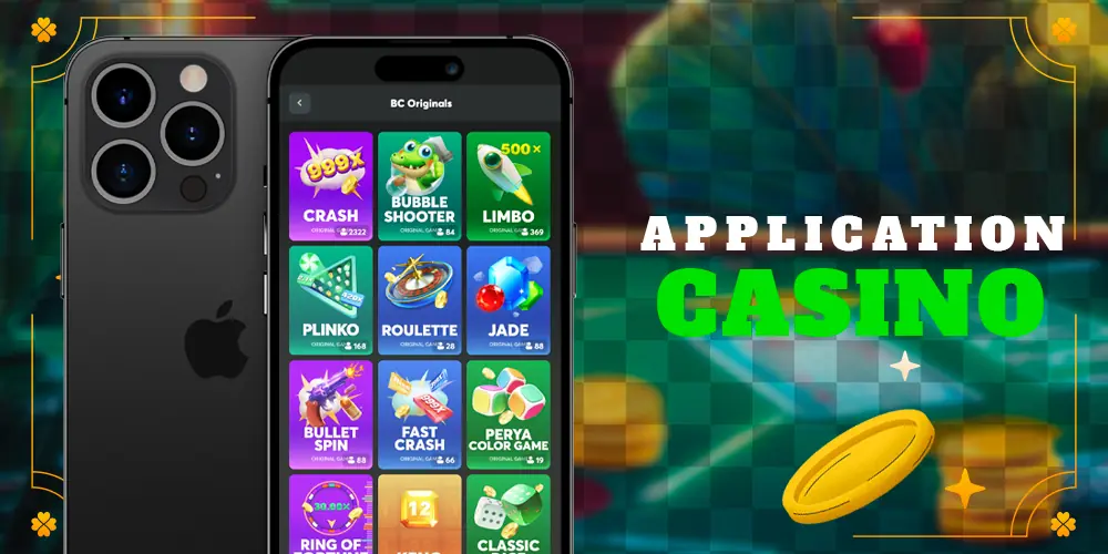BC Game casino app with original games